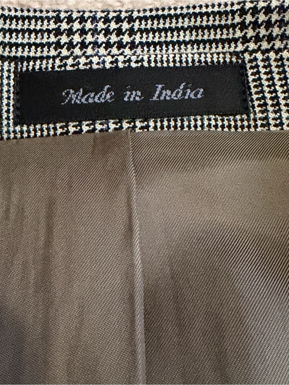 Lauren Ralph Lauren Men’s Houndstooth Blazer 48R Wool Silk Sport Coat Jacket - Picture 7 of 9